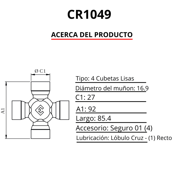 CRUCETA PREMIUM (D:27 / L:92)