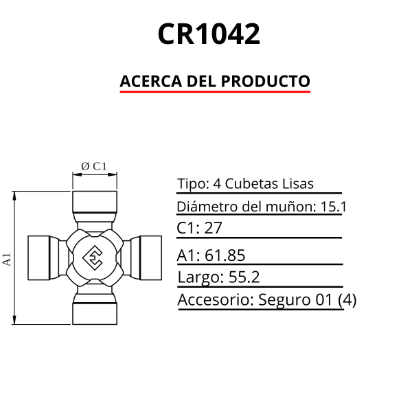 CRUCETA (D:27 / L:64.85)
