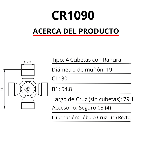 CRUCETA (D:30 / L:54.8)
