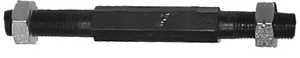 ACOPLE EXTREMO (L163MM) CON TUERCAS