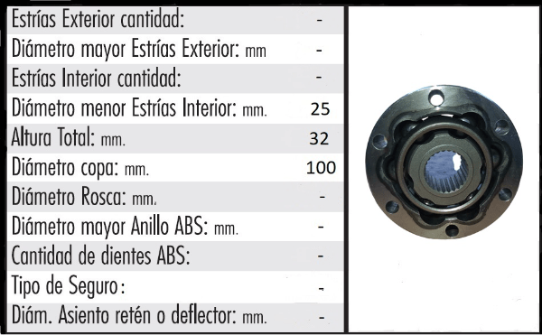 HOM L/CAJA (INT 25)