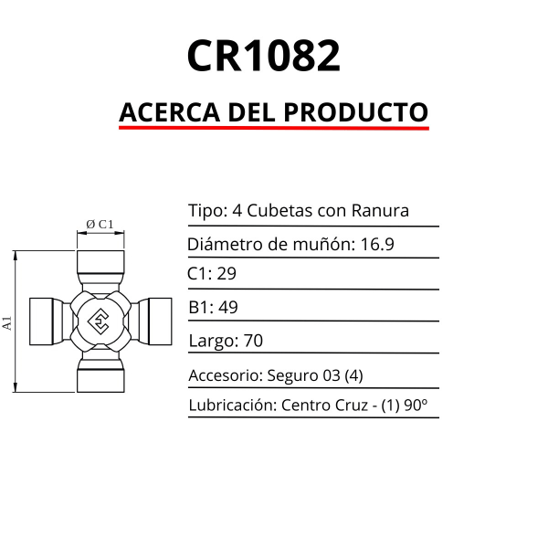CRUCETA (D:29 / L:70)
