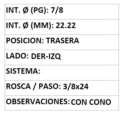 CILINDRO DE RUEDA