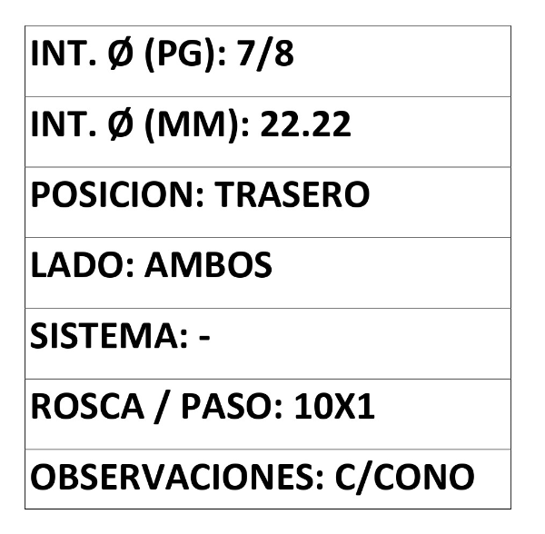 CILINDRO DE RUEDA