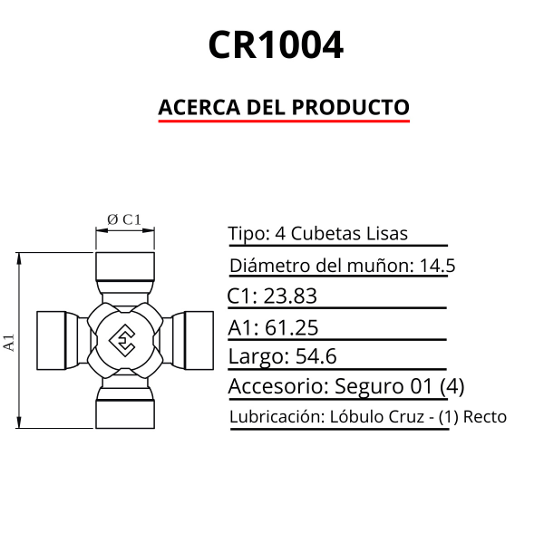 CRUCETA (D:23.83 / L:61.25)
