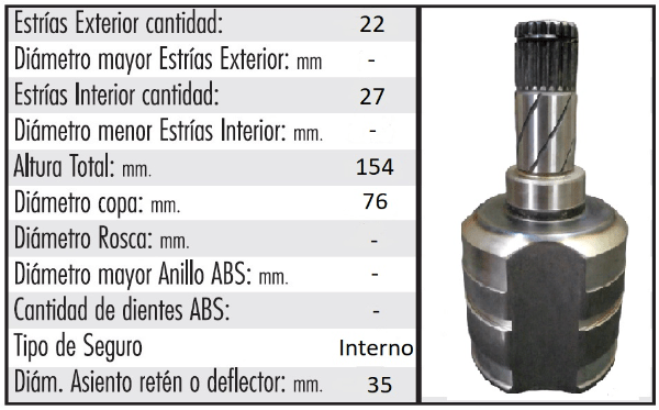 HOM L/CAJA (EXT 22 - INT 27 - SEG INT)